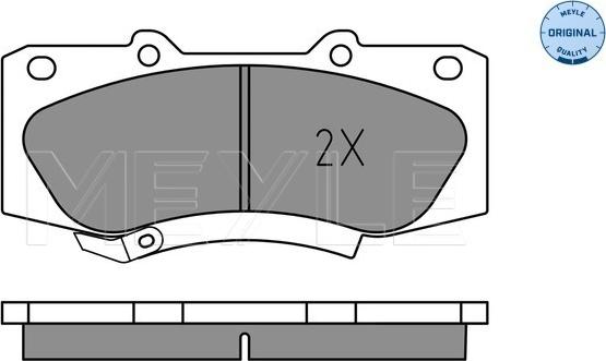 Meyle 025 252 0917 - Set placute frana,frana disc aaoparts.ro