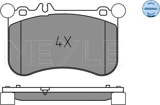 Meyle 025 252 1917 - Set placute frana,frana disc aaoparts.ro