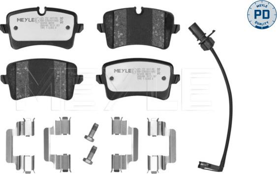 Meyle 025 252 1417/PD - Set placute frana,frana disc aaoparts.ro