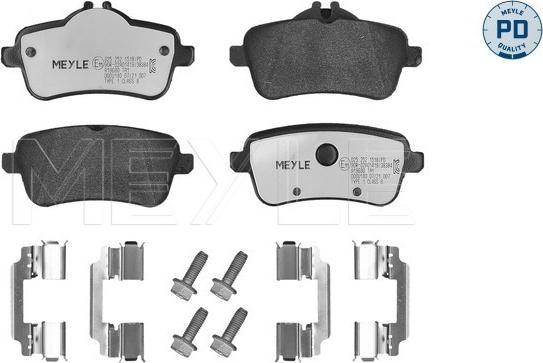 Meyle 025 252 1518/PD - Set placute frana,frana disc aaoparts.ro