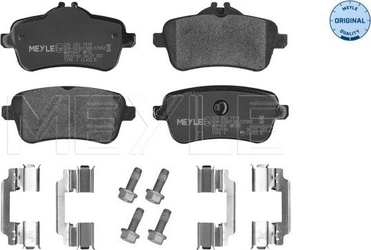 Meyle 025 252 1518 - Set placute frana,frana disc aaoparts.ro