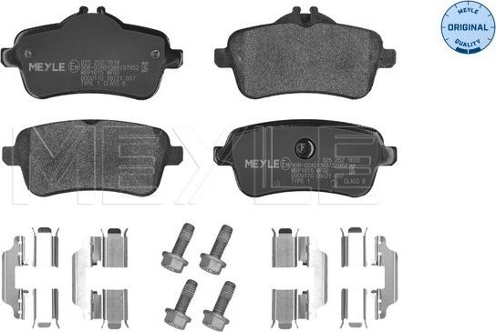 Meyle 025 252 1618 - Set placute frana,frana disc aaoparts.ro