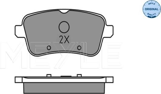 Meyle 025 252 1618 - Set placute frana,frana disc aaoparts.ro