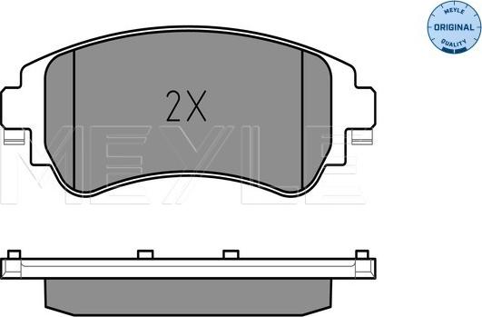 Meyle 025 252 2018 - Set placute frana,frana disc aaoparts.ro