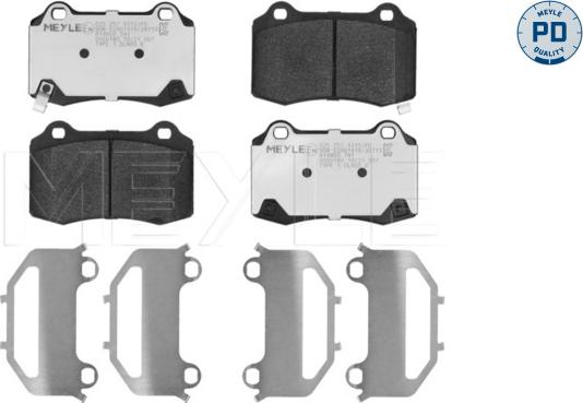 Meyle 025 257 4315/PD - Set placute frana,frana disc aaoparts.ro