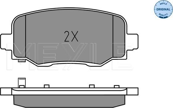 Meyle 025 257 3418 - Set placute frana,frana disc aaoparts.ro