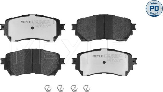 Meyle 025 257 2516/PD - Set placute frana,frana disc aaoparts.ro