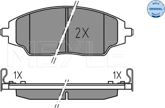 Meyle 025 257 2218 - Set placute frana,frana disc aaoparts.ro