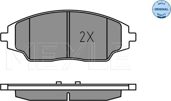 Meyle 025 257 2218 - Set placute frana,frana disc aaoparts.ro