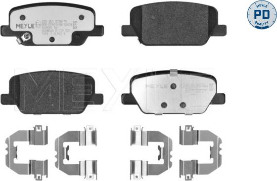 Meyle 025 261 4216/PD - Set placute frana,frana disc aaoparts.ro