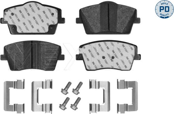 Meyle 025 261 2618/PD - Set placute frana,frana disc aaoparts.ro