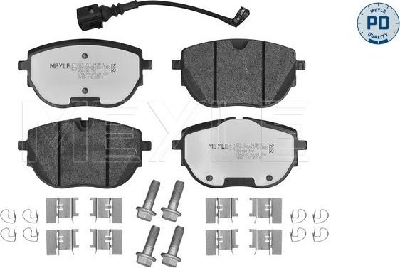 Meyle 025 262 6818/PD - Set placute frana,frana disc aaoparts.ro