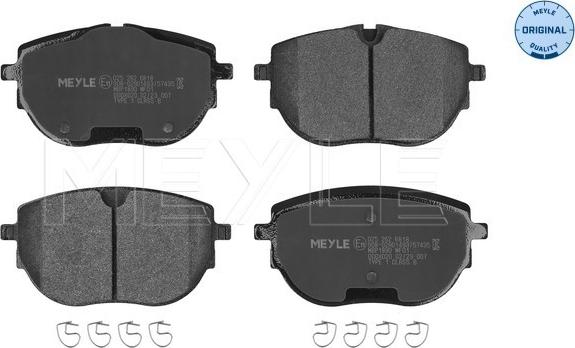 Meyle 025 262 6818 - Set placute frana,frana disc aaoparts.ro