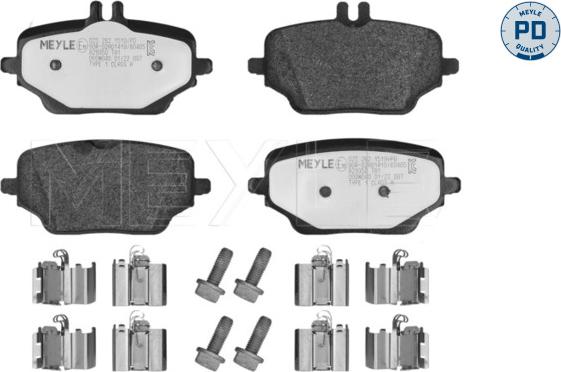 Meyle 025 262 1519/PD - Set placute frana,frana disc aaoparts.ro