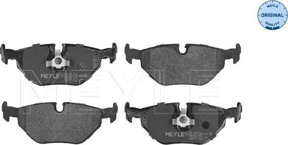 Meyle 025 209 9517 - Set placute frana,frana disc aaoparts.ro