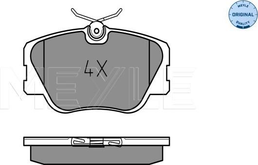 Meyle 025 209 4119 - Set placute frana,frana disc aaoparts.ro