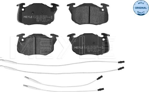 Meyle 025 209 0618/W - Set placute frana,frana disc aaoparts.ro