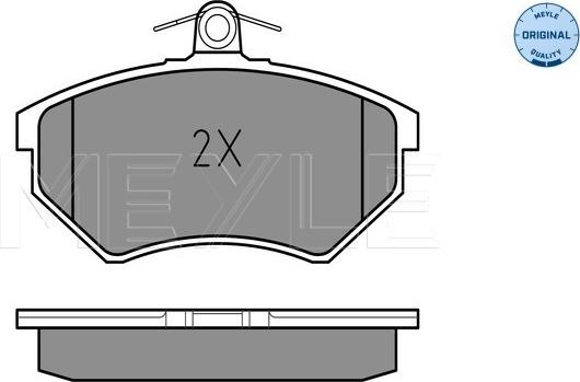 Meyle 025 209 0119/W - Set placute frana,frana disc aaoparts.ro