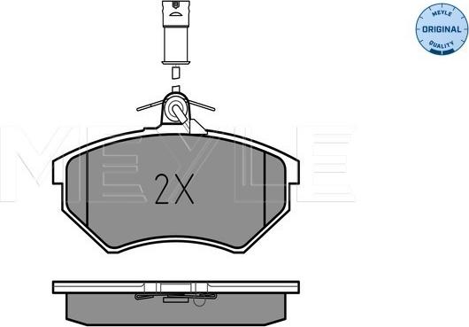 Meyle 025 209 0119/W - Set placute frana,frana disc aaoparts.ro