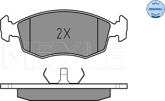 Meyle 025 209 0818 - Set placute frana,frana disc aaoparts.ro