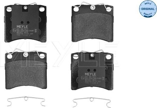 Meyle 025 206 5217 - Set placute frana,frana disc aaoparts.ro