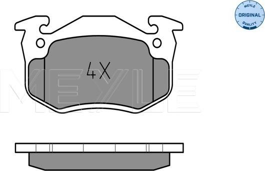 Meyle 025 206 3415 - Set placute frana,frana disc aaoparts.ro