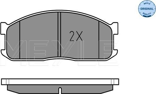 Meyle 025 200 0215/W - Set placute frana,frana disc aaoparts.ro