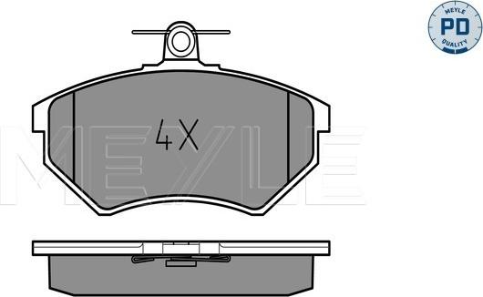 Meyle 025 201 6819/PD - Set placute frana,frana disc aaoparts.ro