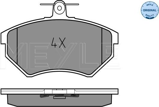 Meyle 025 201 6816 - Set placute frana,frana disc aaoparts.ro