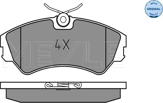 Meyle 025 201 2419 - Set placute frana,frana disc aaoparts.ro