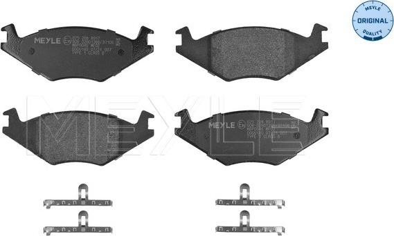 Meyle 025 208 8917 - Set placute frana,frana disc aaoparts.ro