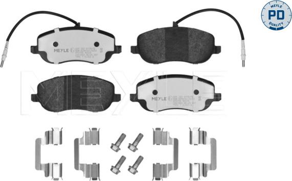 Meyle 025 202 6119/PD - Set placute frana,frana disc aaoparts.ro