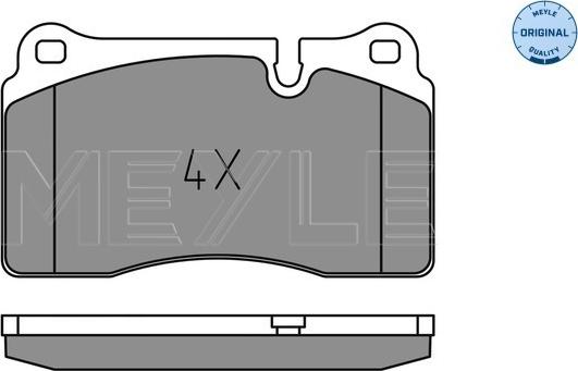 Meyle 025 202 1717 - Set placute frana,frana disc aaoparts.ro