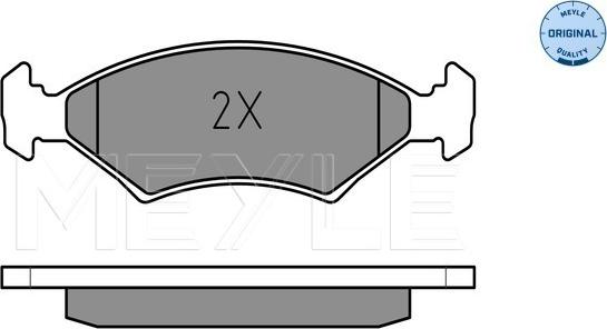 Meyle 025 207 5318 - Set placute frana,frana disc aaoparts.ro