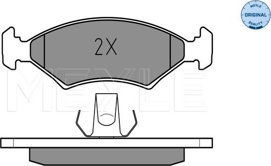 Meyle 025 207 5318 - Set placute frana,frana disc aaoparts.ro