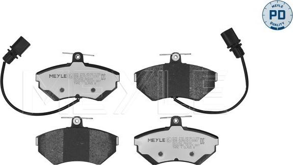 Meyle 025 219 4519-1/PD - Set placute frana,frana disc aaoparts.ro