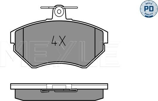 Meyle 025 219 4519/PD - Set placute frana,frana disc aaoparts.ro