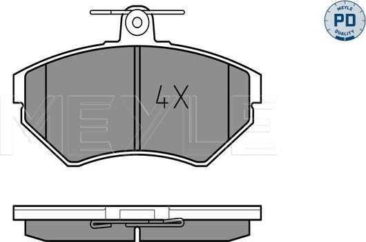 Meyle 025 219 4516/PD - Set placute frana,frana disc aaoparts.ro