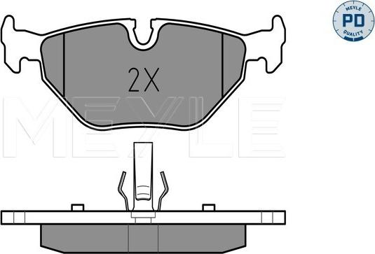 Meyle 025 219 3417/PD - Set placute frana,frana disc aaoparts.ro