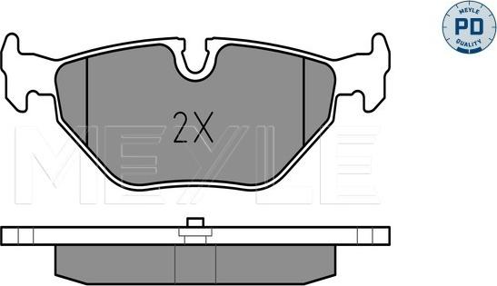 Meyle 025 219 3417/PD - Set placute frana,frana disc aaoparts.ro