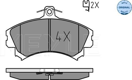 Meyle 025 219 2015 - Set placute frana,frana disc aaoparts.ro