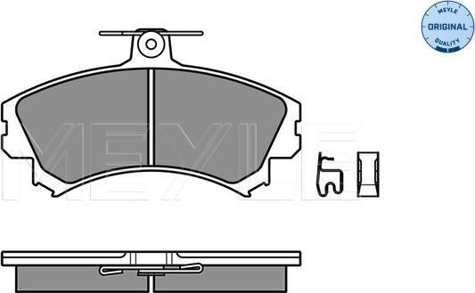 Meyle 025 219 2017 - Set placute frana,frana disc aaoparts.ro