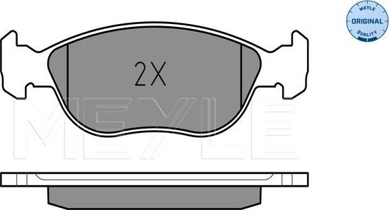 Meyle 025 219 2818 - Set placute frana,frana disc aaoparts.ro