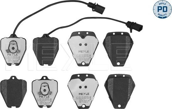 Meyle 025 214 5418/PD - Set placute frana,frana disc aaoparts.ro