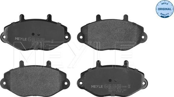 Meyle 025 214 6918 - Set placute frana,frana disc aaoparts.ro