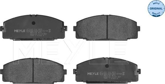 Meyle 025 214 6815 - Set placute frana,frana disc aaoparts.ro