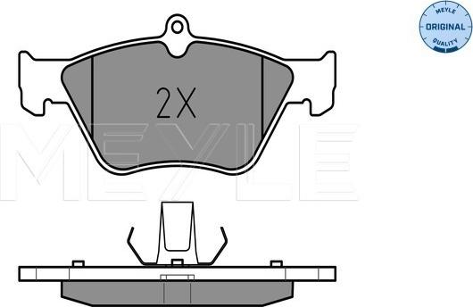 Meyle 025 214 1117 - Set placute frana,frana disc aaoparts.ro