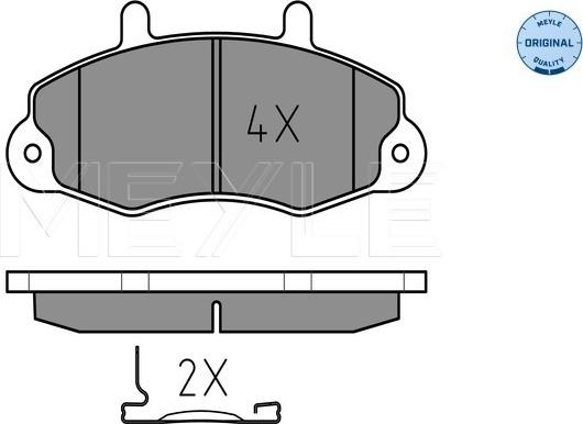 Meyle 025 214 7018 - Set placute frana,frana disc aaoparts.ro