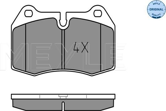 Meyle 025 214 7118 - Set placute frana,frana disc aaoparts.ro