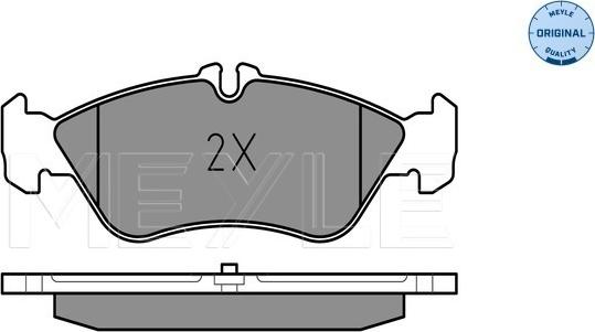 Meyle 025 215 9218 - Set placute frana,frana disc aaoparts.ro